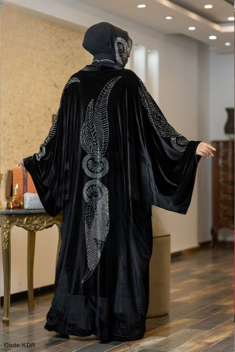 عباية درة - قطيفة مخمل ناعم شتاء 2026