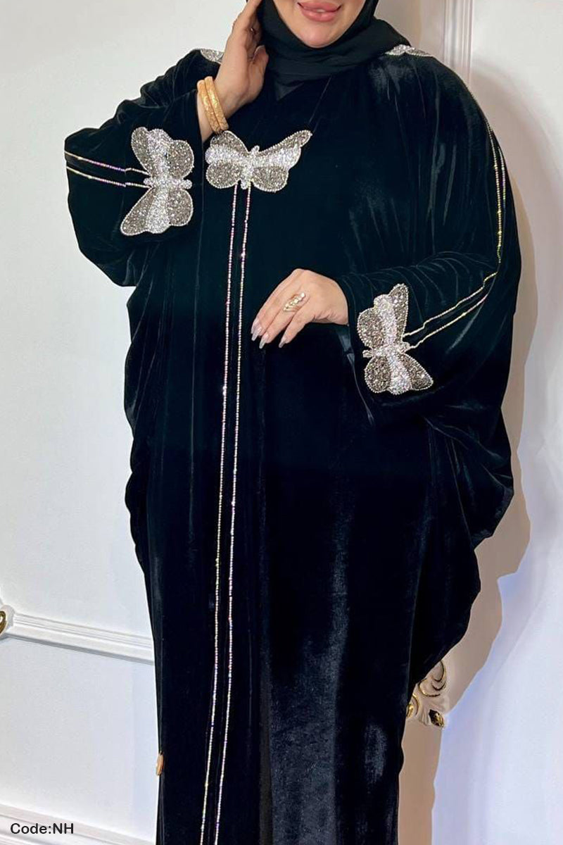 ملحفة الفراشة - مخمل شتاء 2026