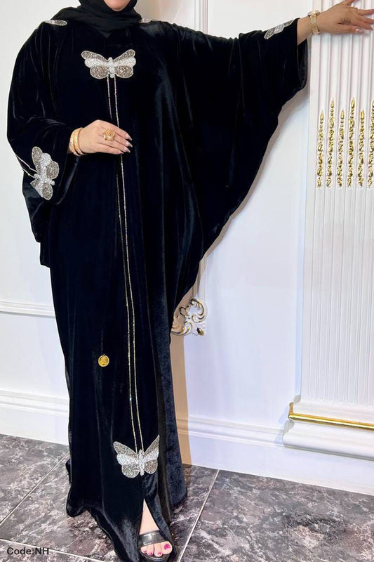 ملحفة الفراشة - مخمل شتاء 2026