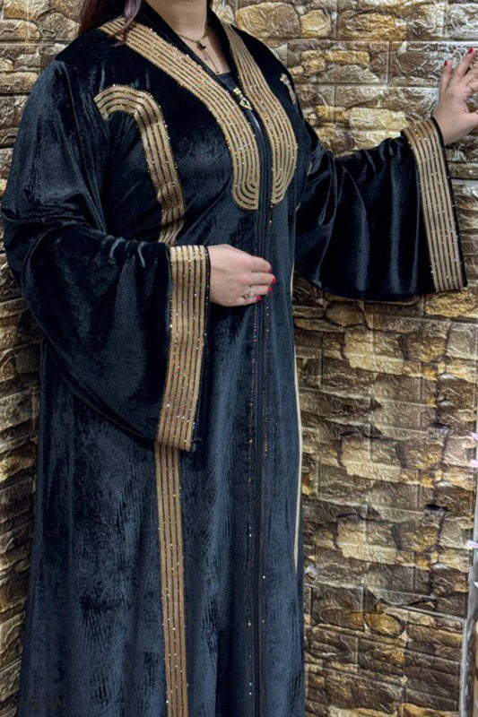 جلابية استقبال غزل - مخمل شتاء 2026