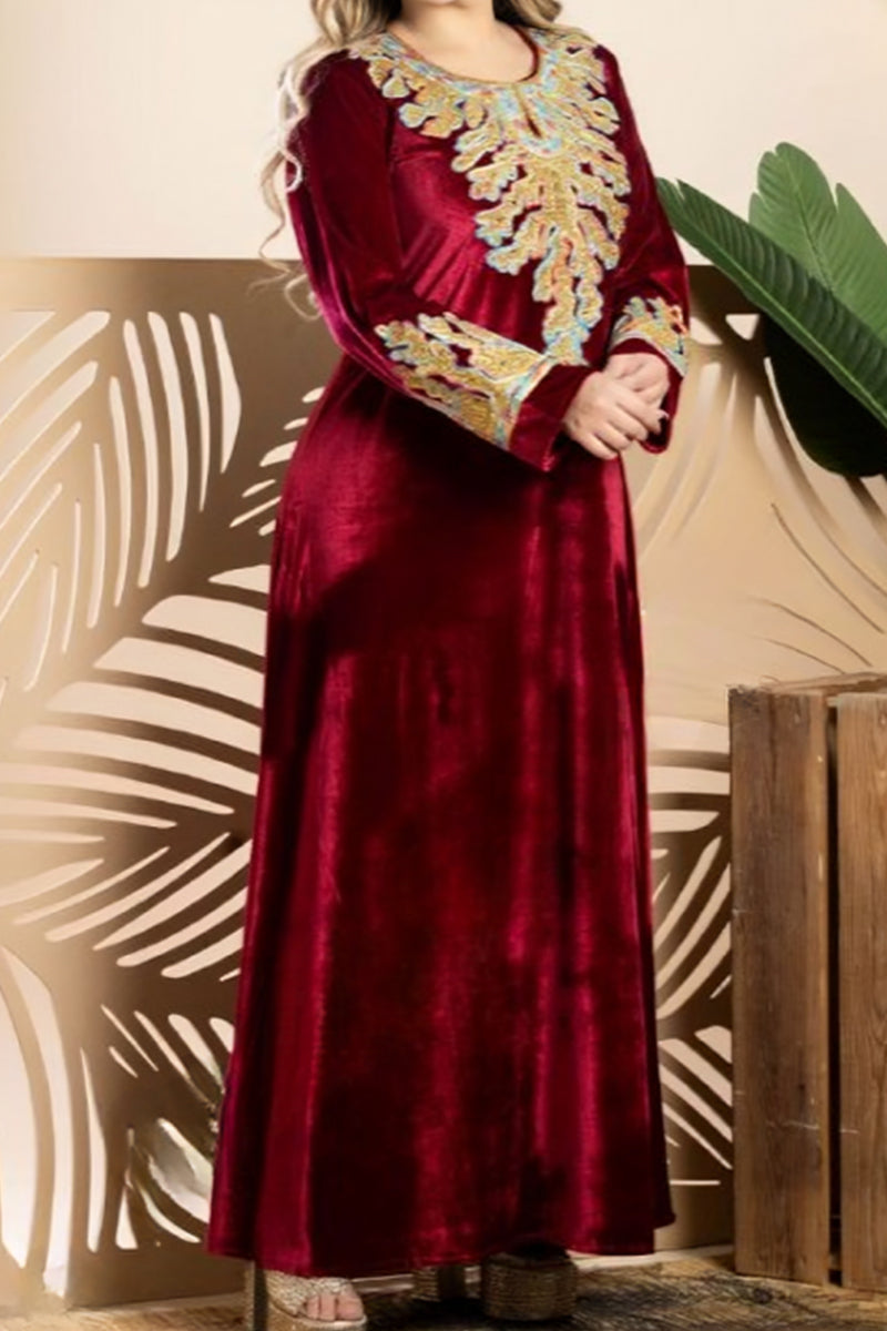عباية سميرة - قطيفة مخمل ناعم شتاء 2026