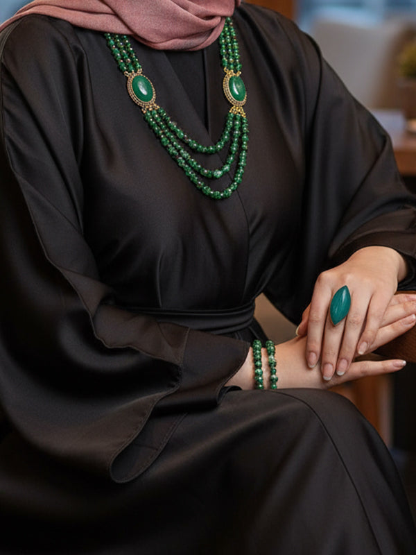 طقم رزان من حجر العقيق