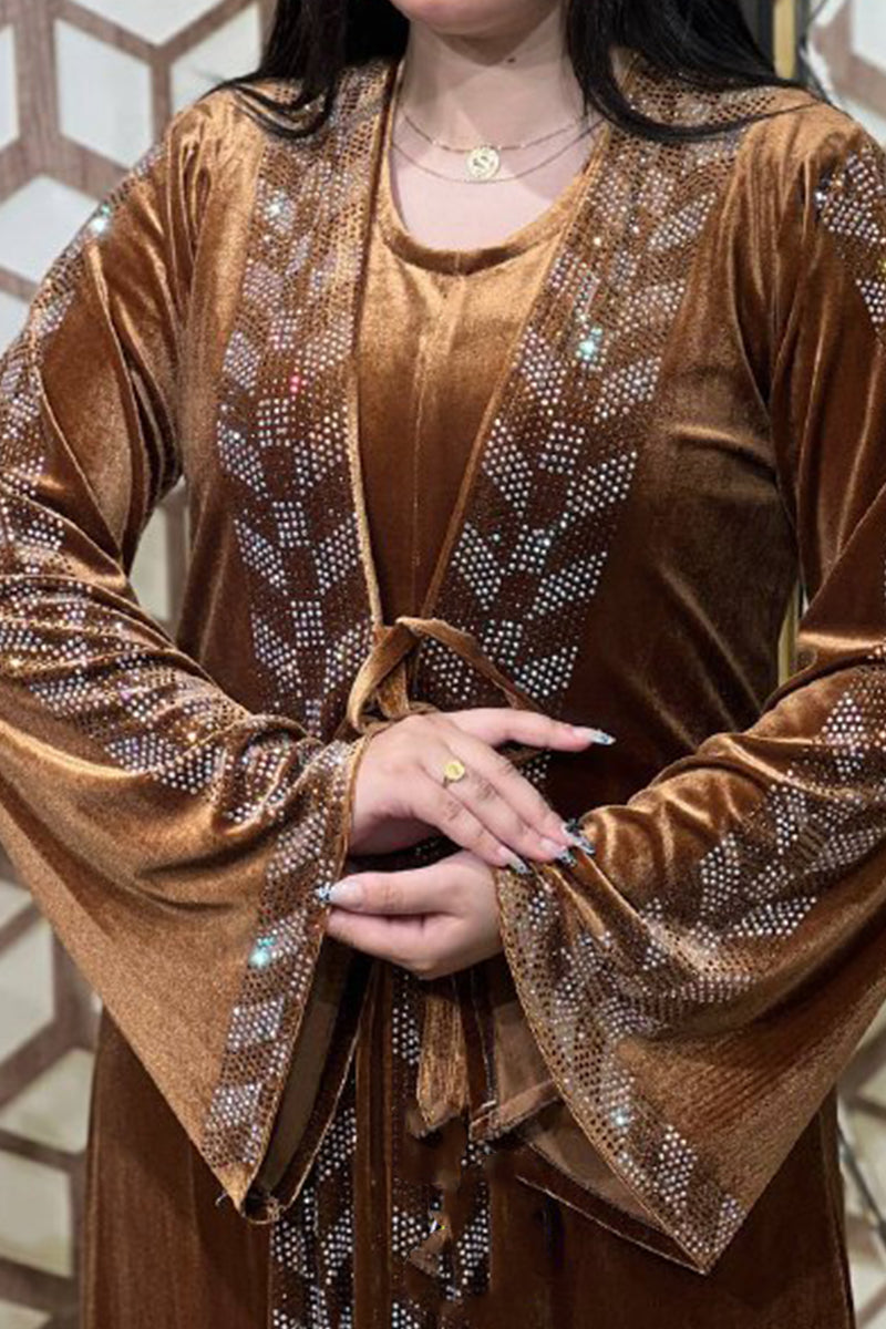 عباية استقبال غالية - مخمل شتاء 2026
