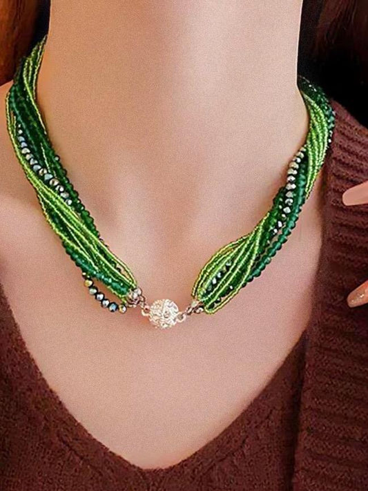 سلسلة رهف - مطلية بماء الفضه