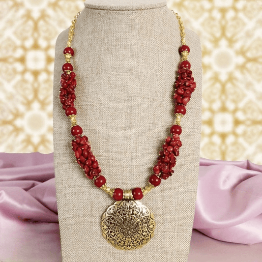 طقم بيسان من حجر العقيق