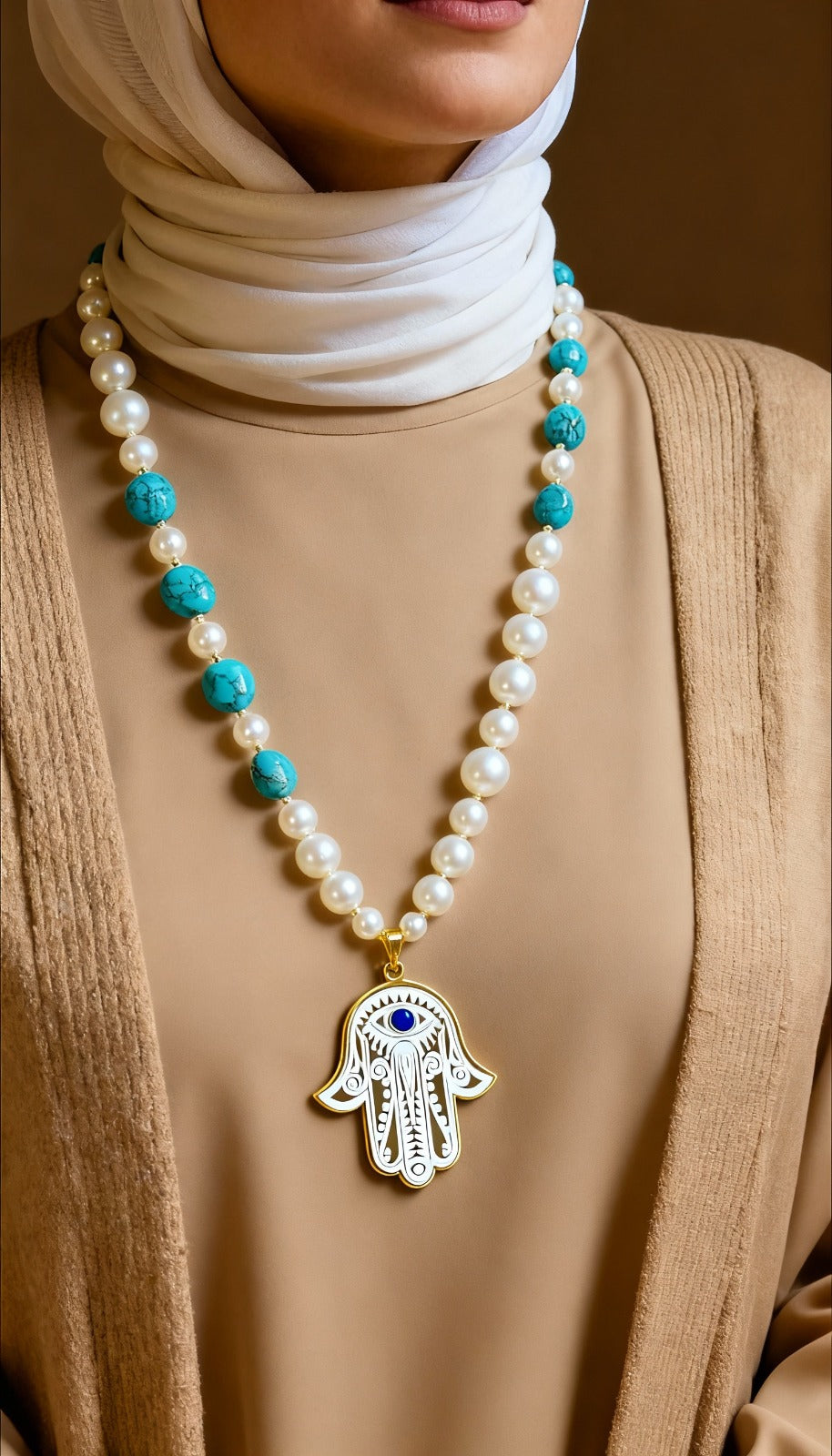 عقد نواره - مطلي بماء الذهب