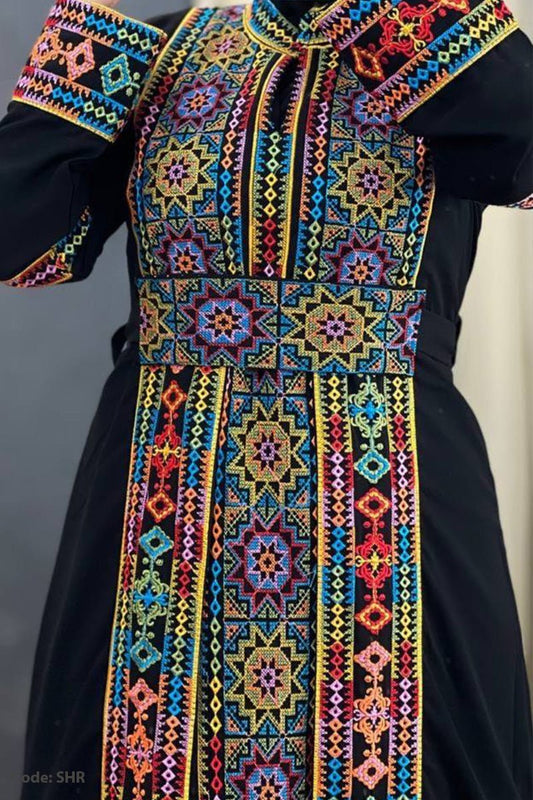 عباية رويدا - كريب عالي الجودة