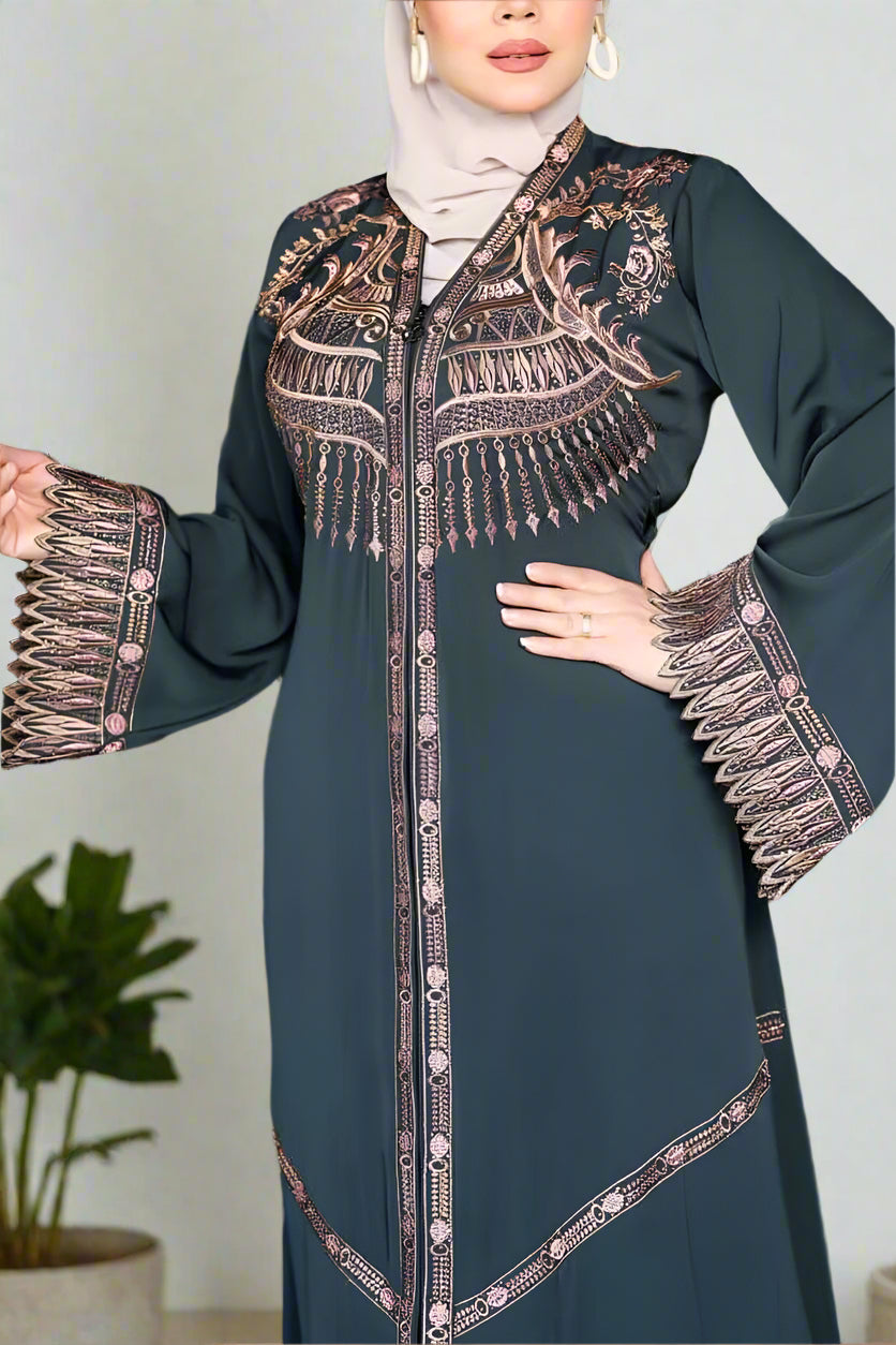 عباية رتيل - حرير