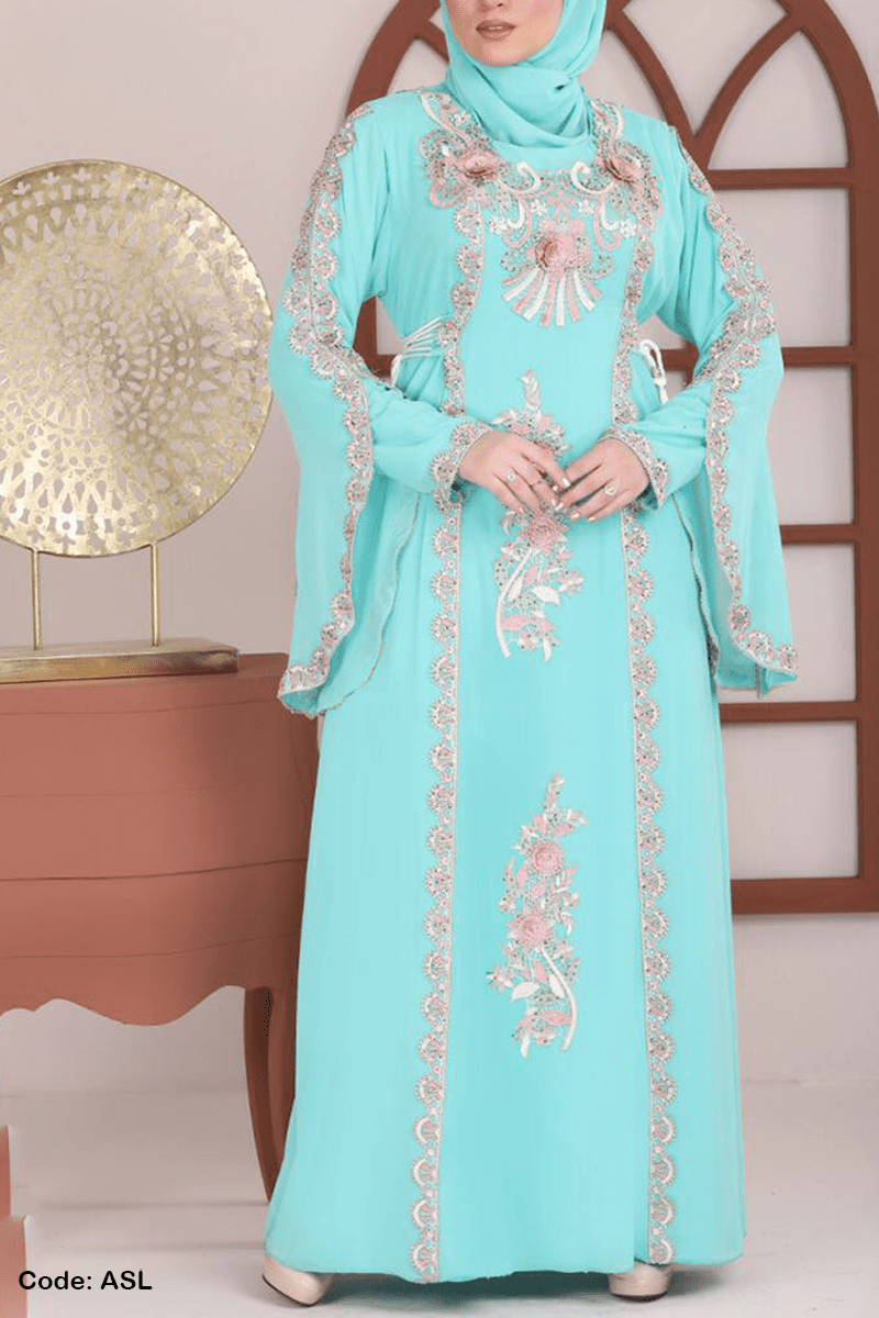 عباية سهيلة - حرير وشيفون
