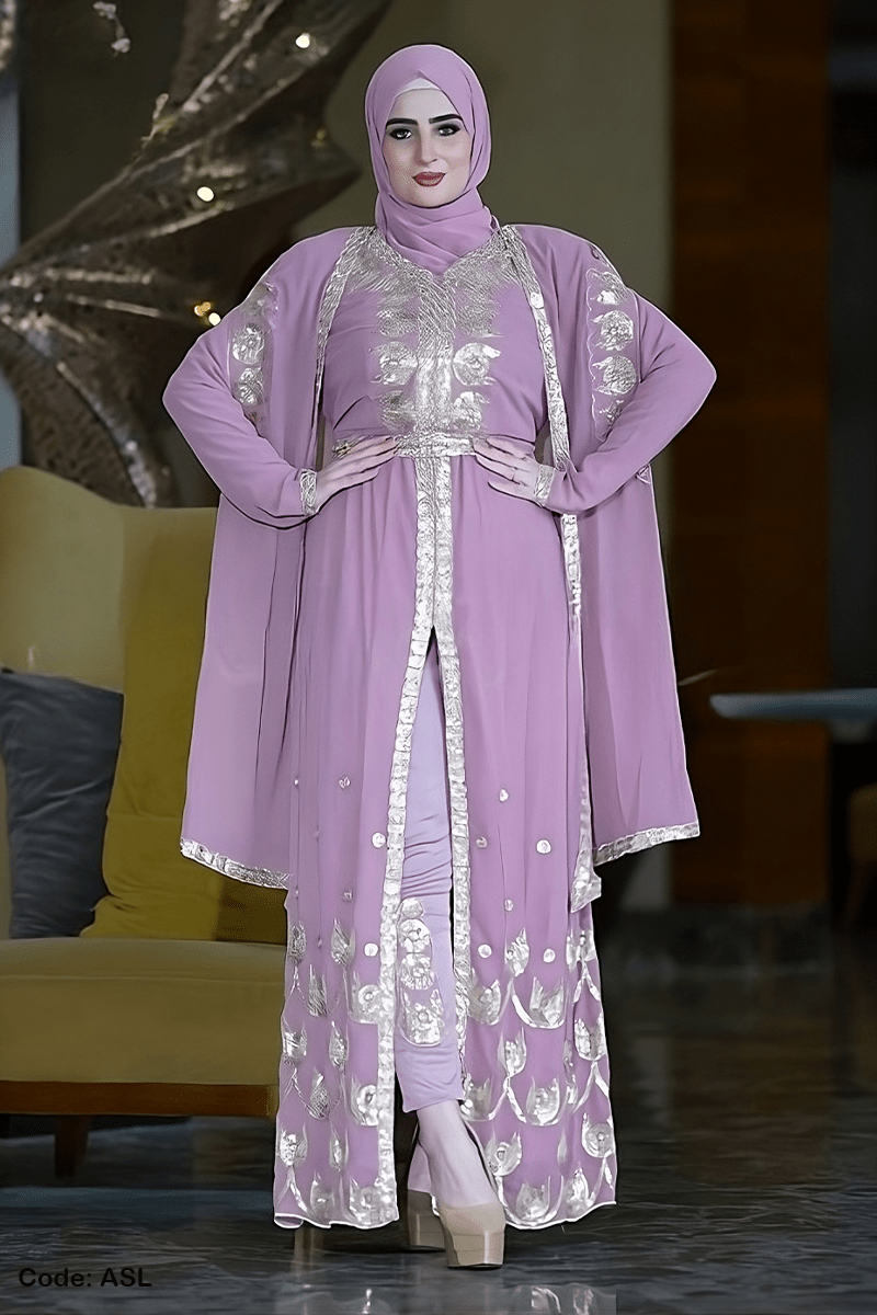 قفطان شيماء - حرير وشيفون