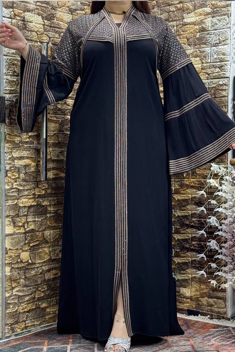 عباية سمراء - حرير