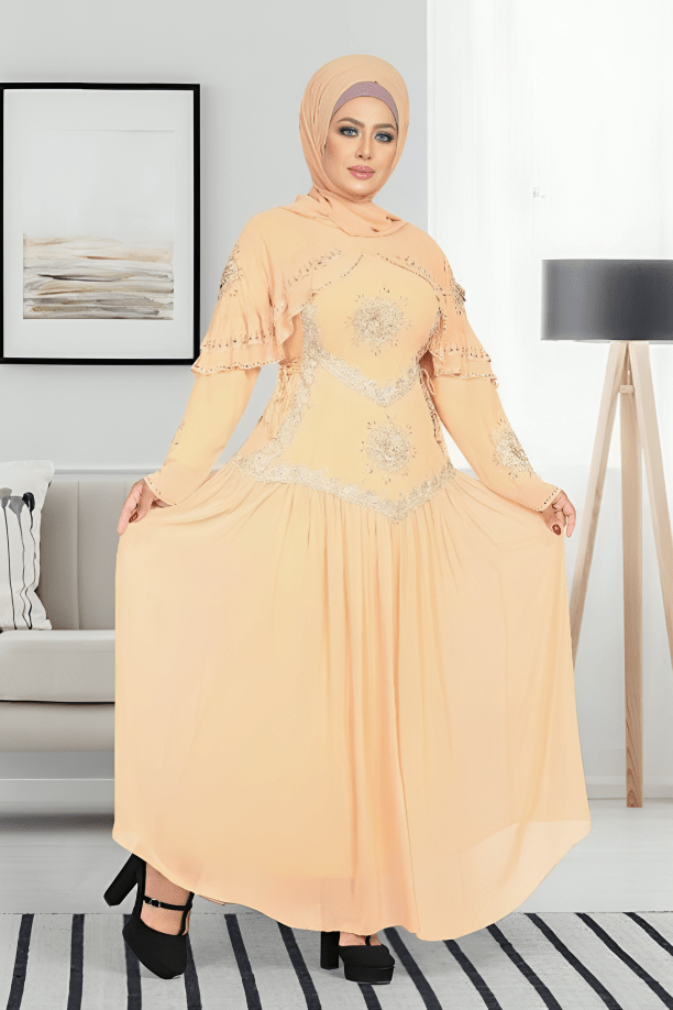 عباية ثريا - شيفون