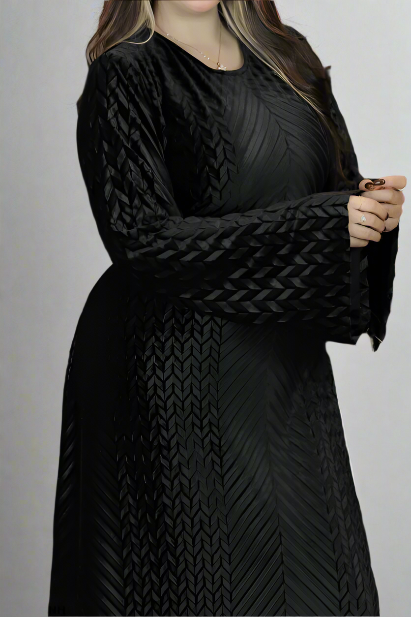 جلابية زجزاج - قطيفة مخمل ناعم شتاء 2025