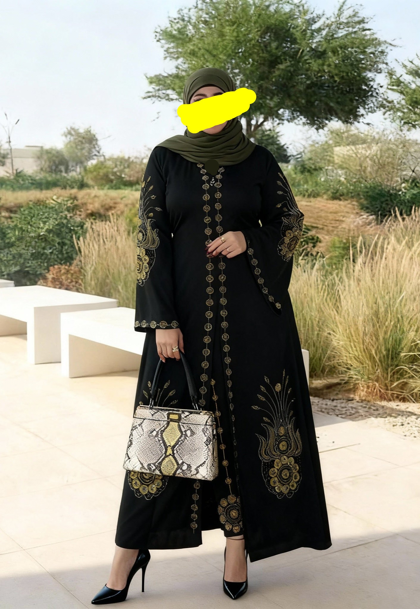 عباية مليحة - حرير