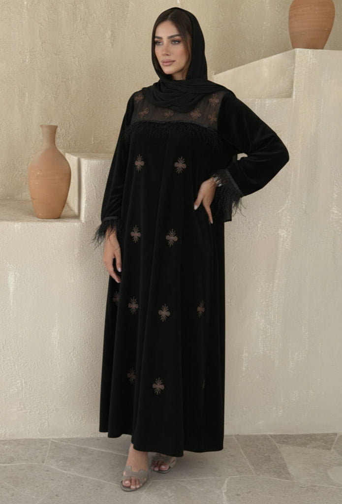 جلابية ريتال - قطيفة مخمل ناعم شتاء 2026