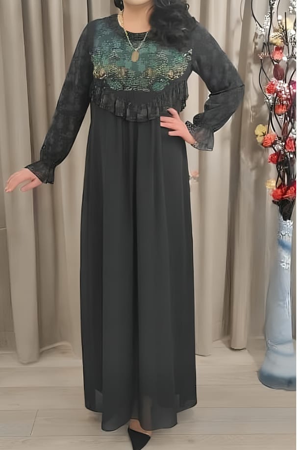 فستان غادة - شيفون تركي