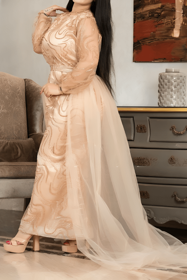 فستان سهرة ليالينا - ستان