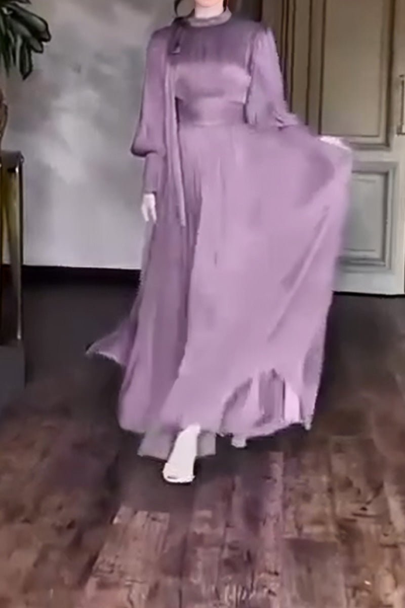 فستان سهرة زهرة - شيفون تركي