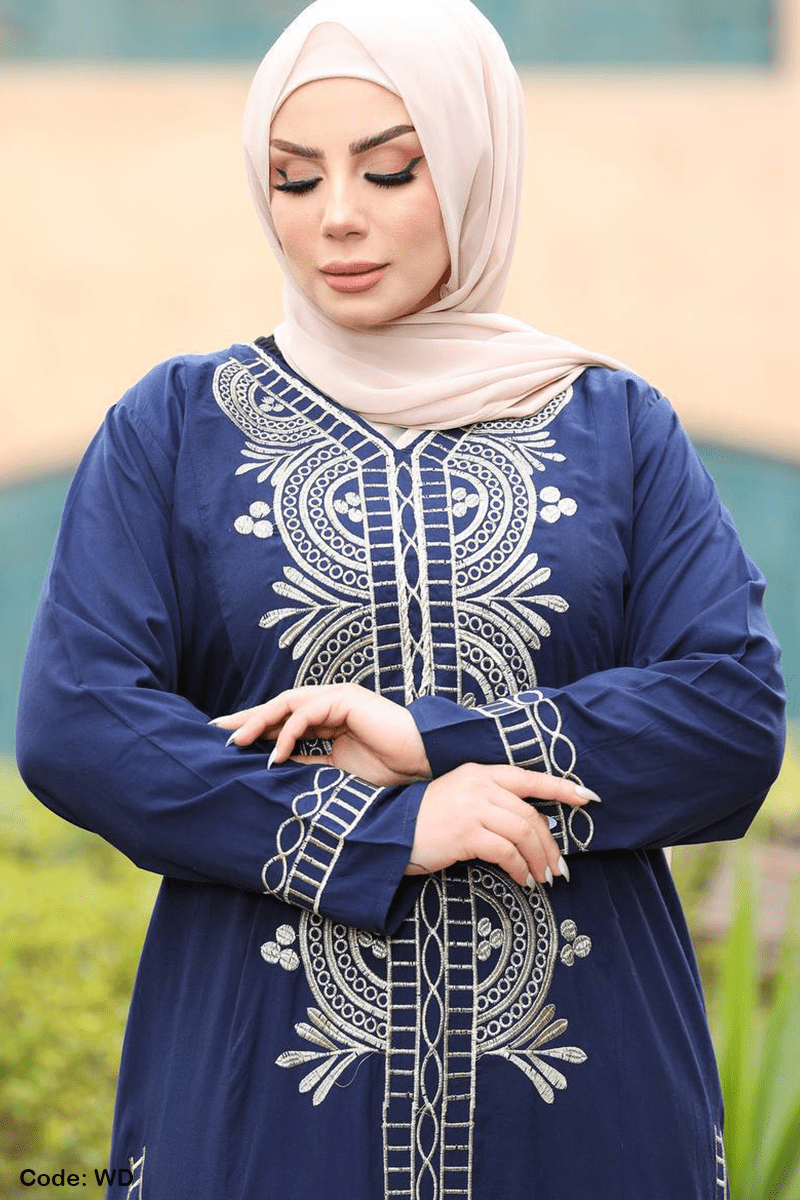 جلابية اجناب سرمه - قطن