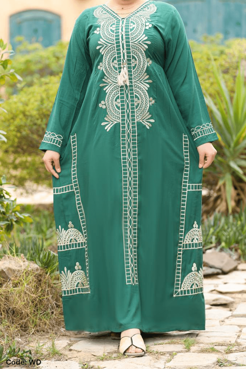 جلابية اجناب سرمه - قطن