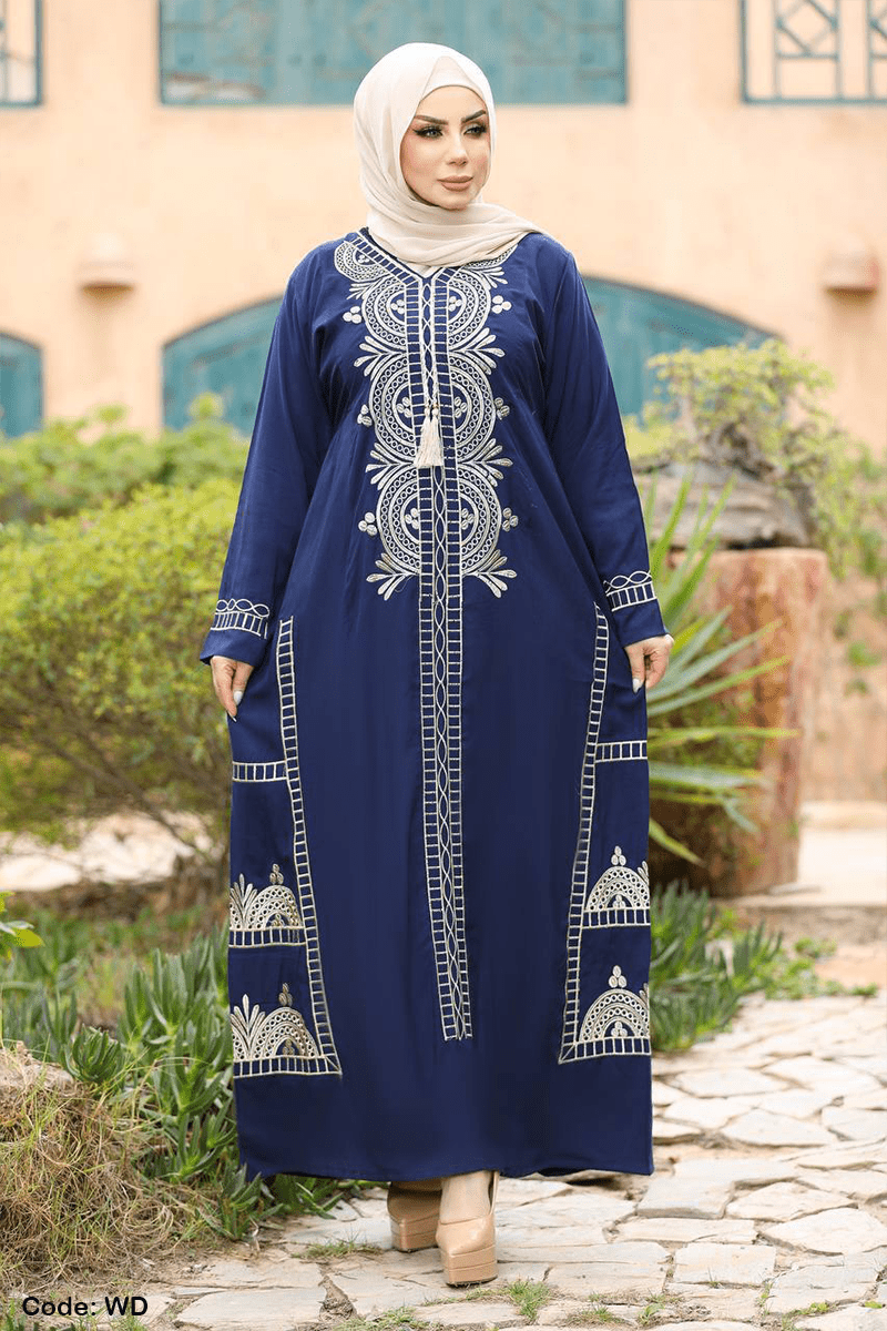 جلابية اجناب سرمه - قطن