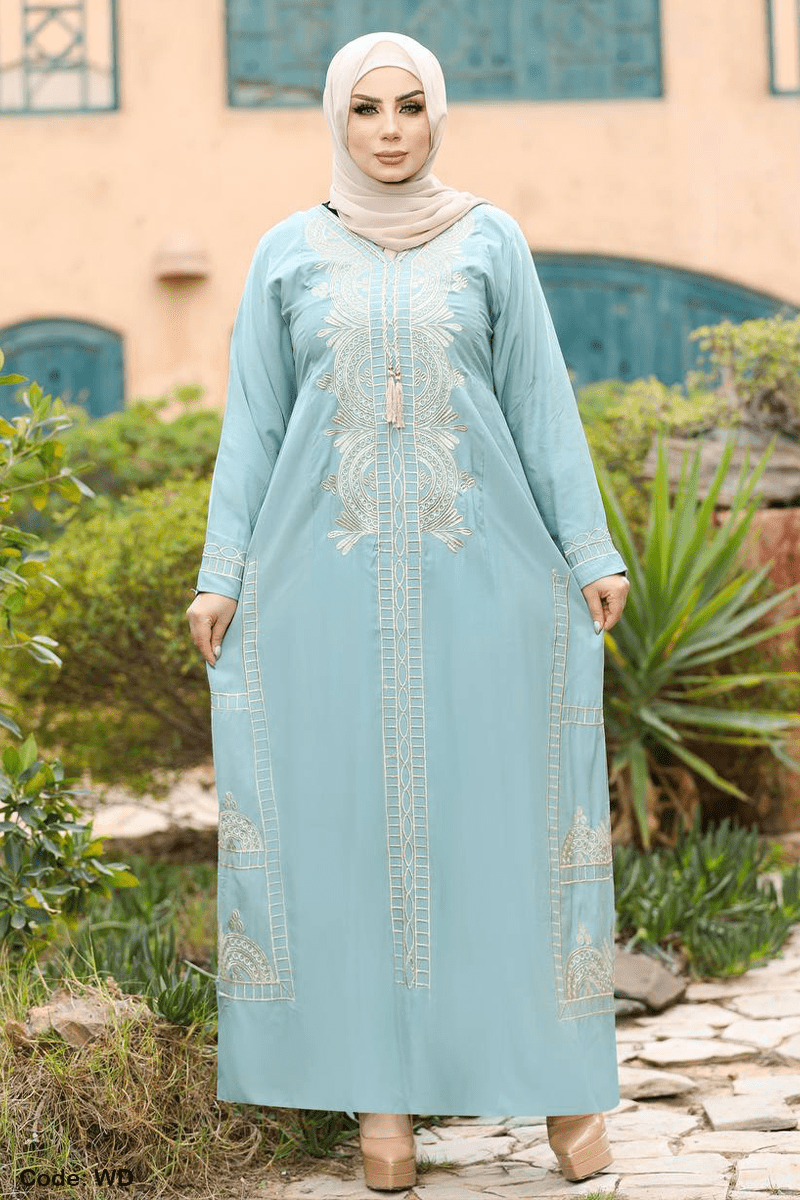 جلابية اجناب سرمه - قطن