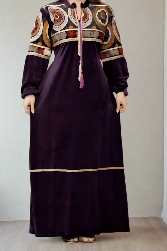 جلابية أمال - مخمل