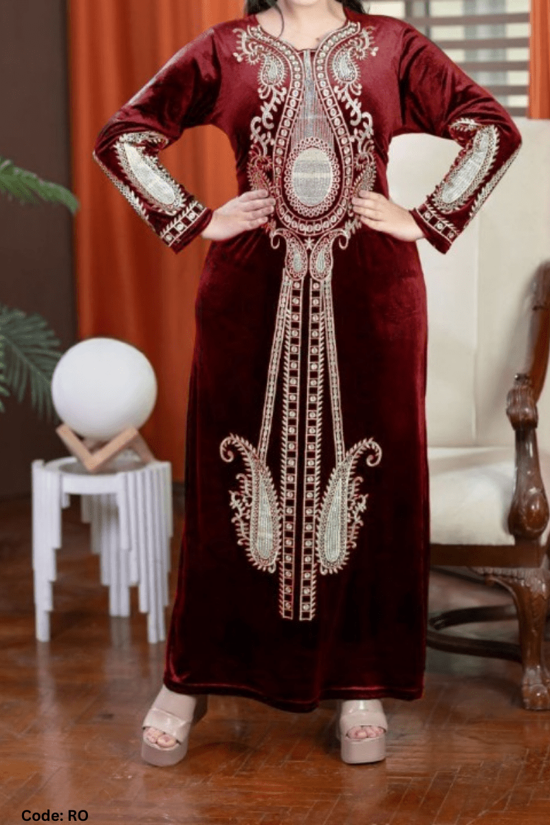طقم جلابية بسيمة الشتوي - مخمل شتاء 2026 main image 0