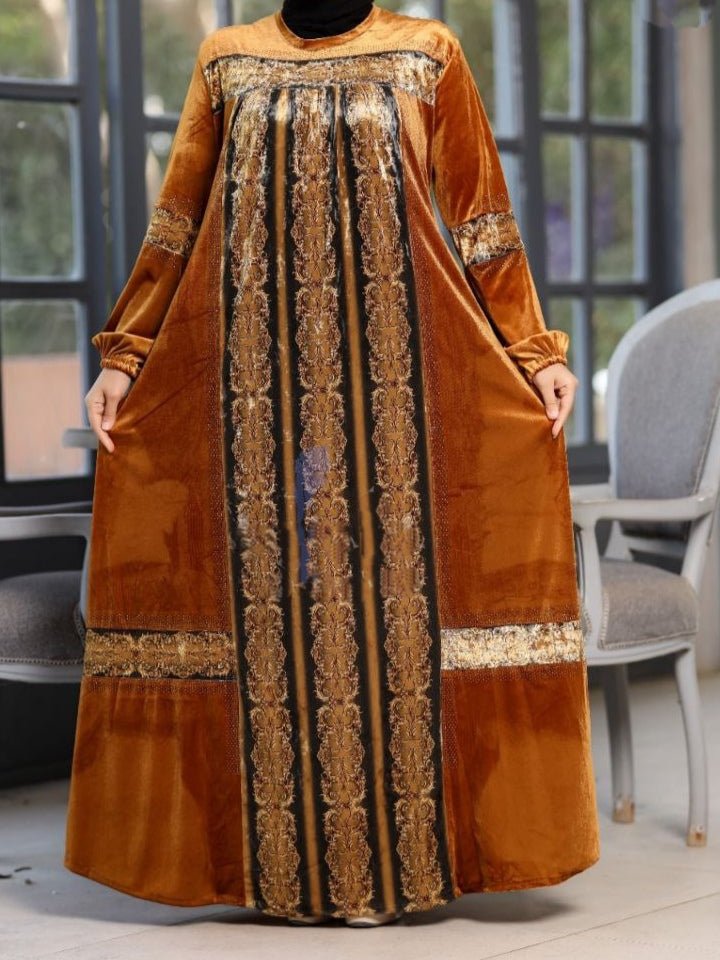 جلابية سليمة - قطيفة مخمل