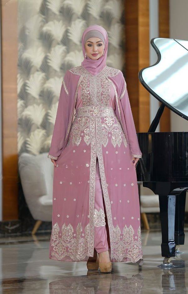 قفطان بدره - حرير وشيفون