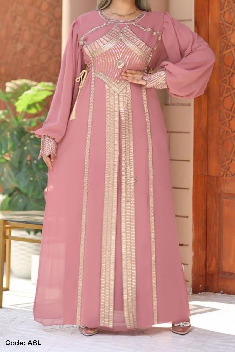 قفطان بريهان - حرير وشيفون