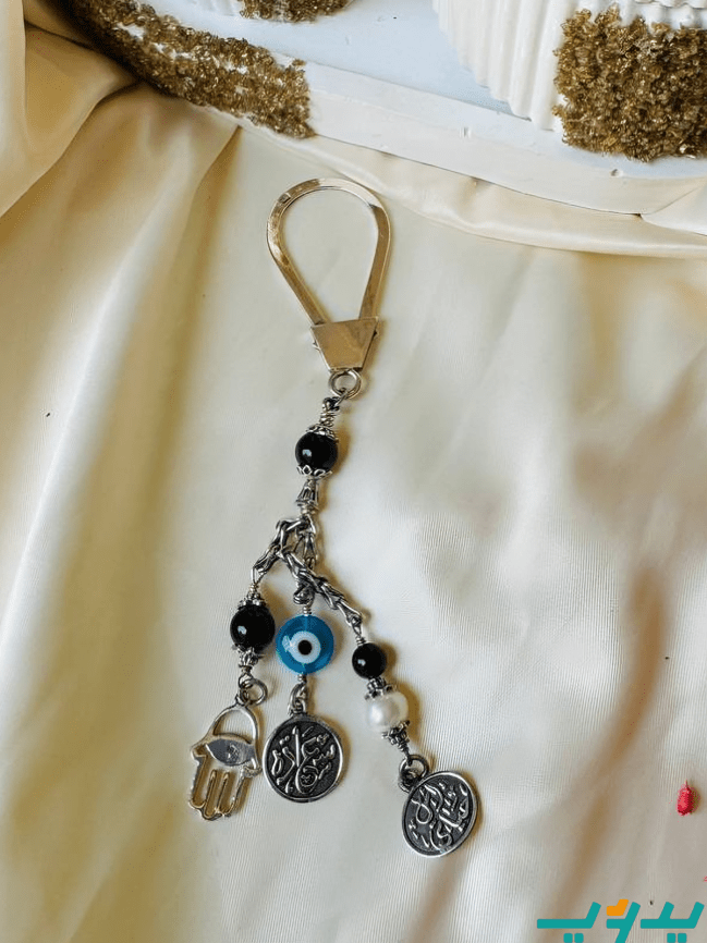 ميدالية بزخارف عربية - فضة