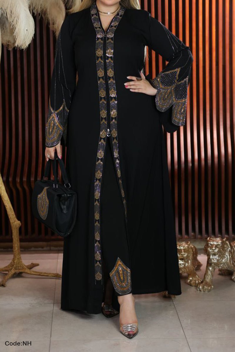 طقم عباية رؤية - حرير