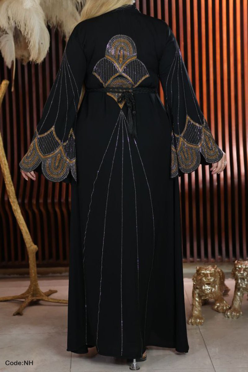 طقم عباية رؤية - حرير