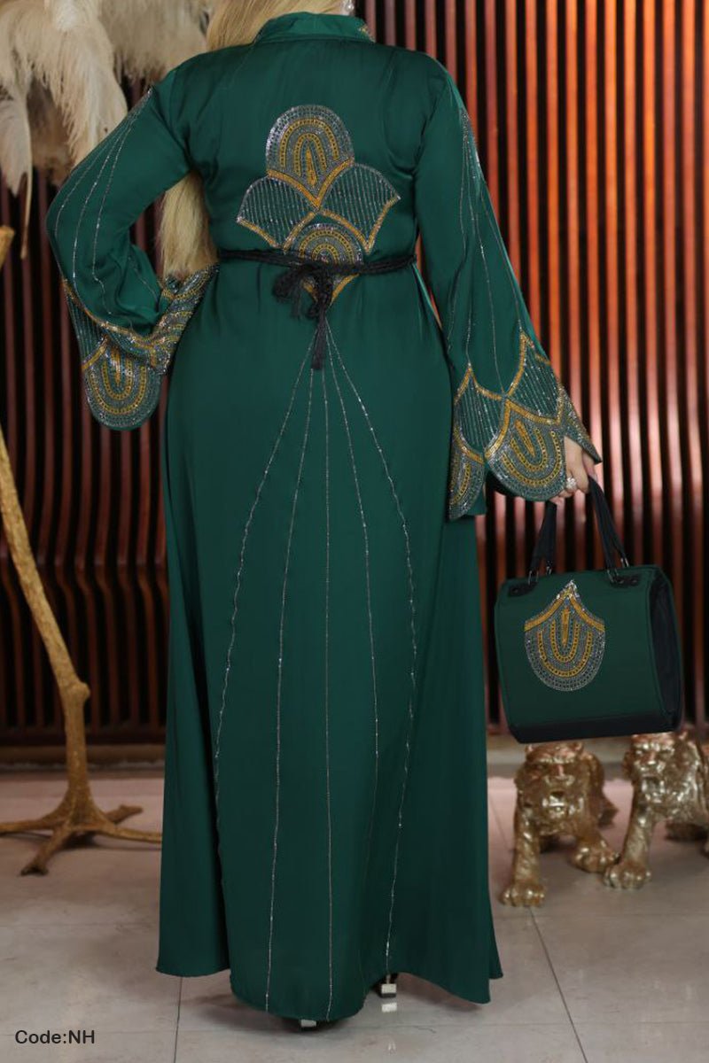 طقم عباية رؤية - حرير