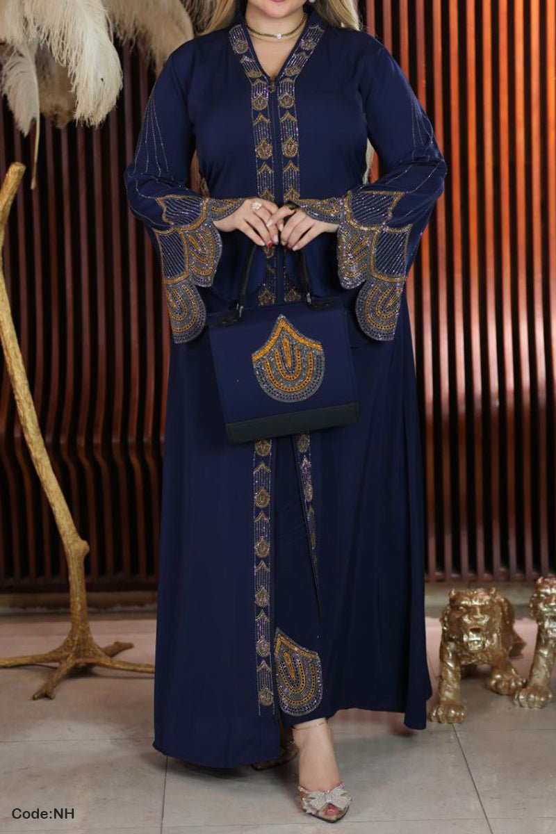 طقم عباية رؤية - حرير