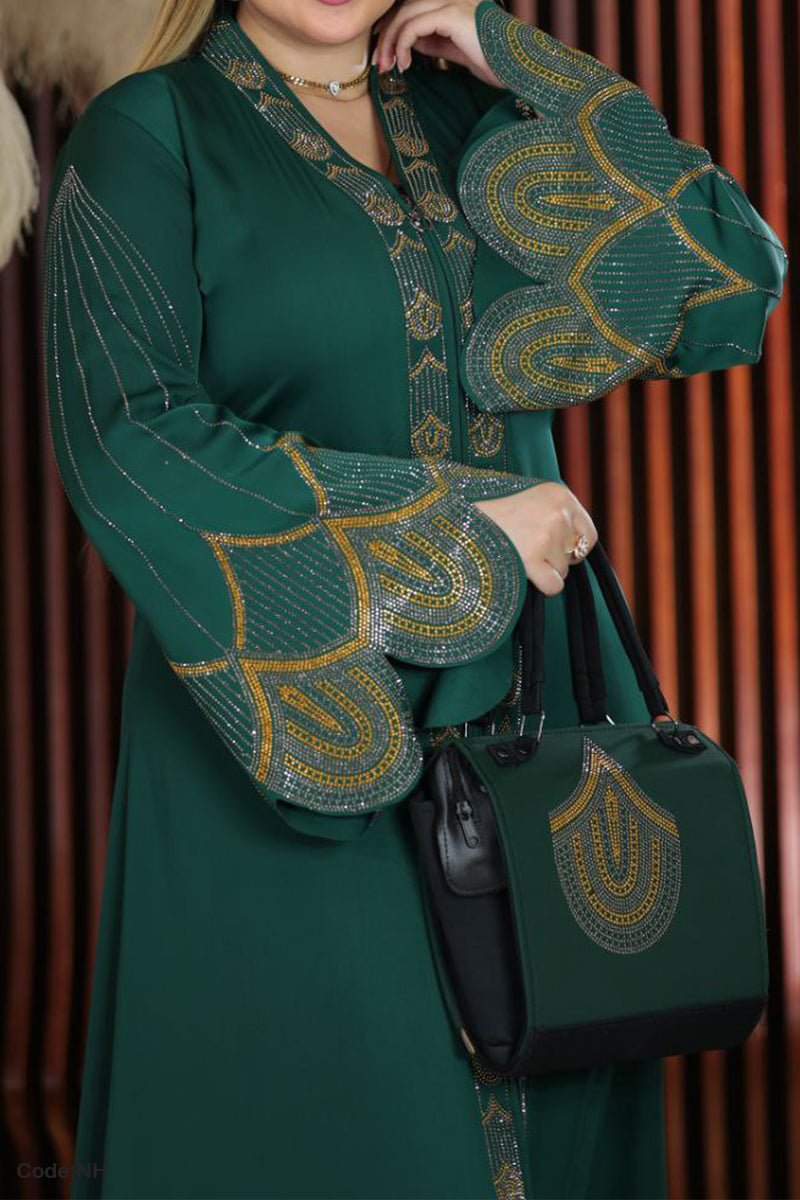 طقم عباية رؤية - حرير