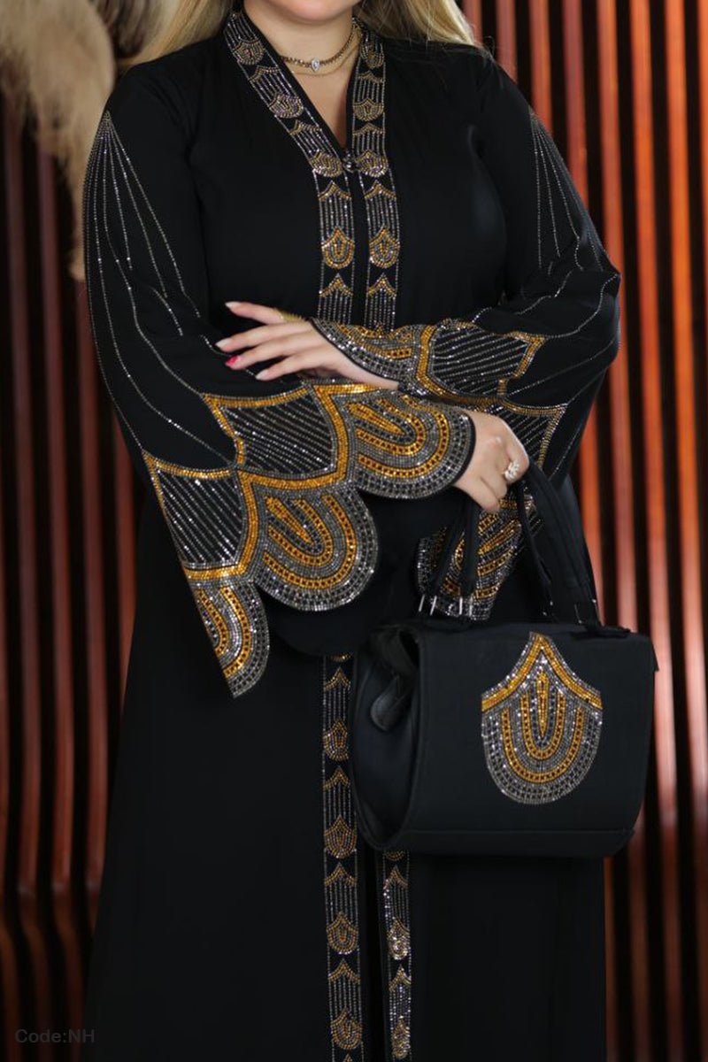 طقم عباية رؤية - حرير