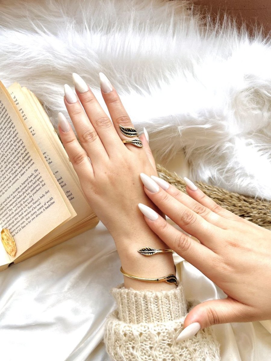 طقم أوراق بسيطة - نحاس