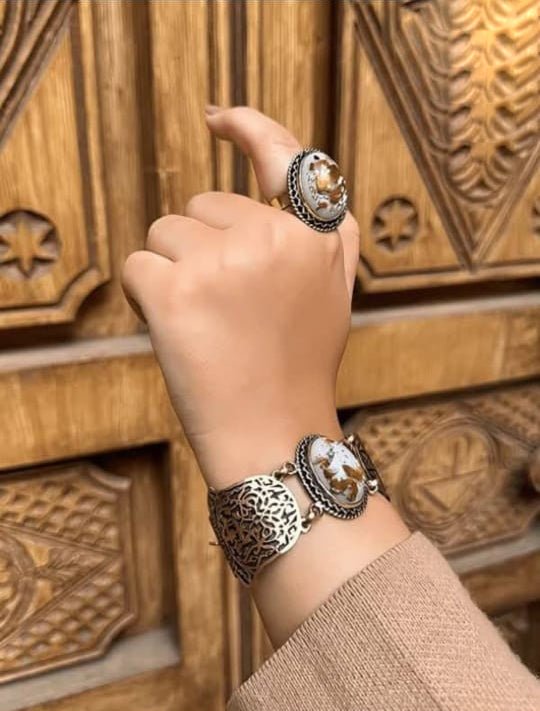 طقم يسرا - نحاس