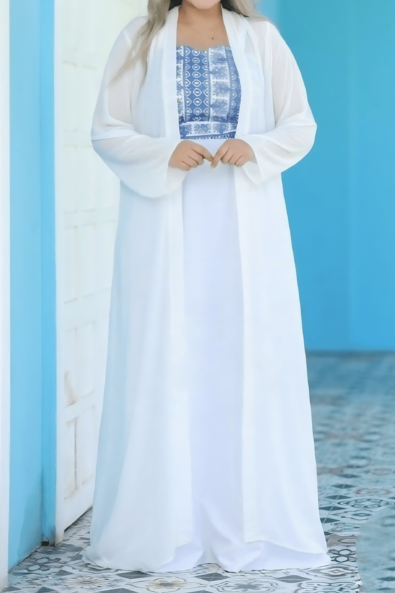 طقم استقبال ميركل - شيفون