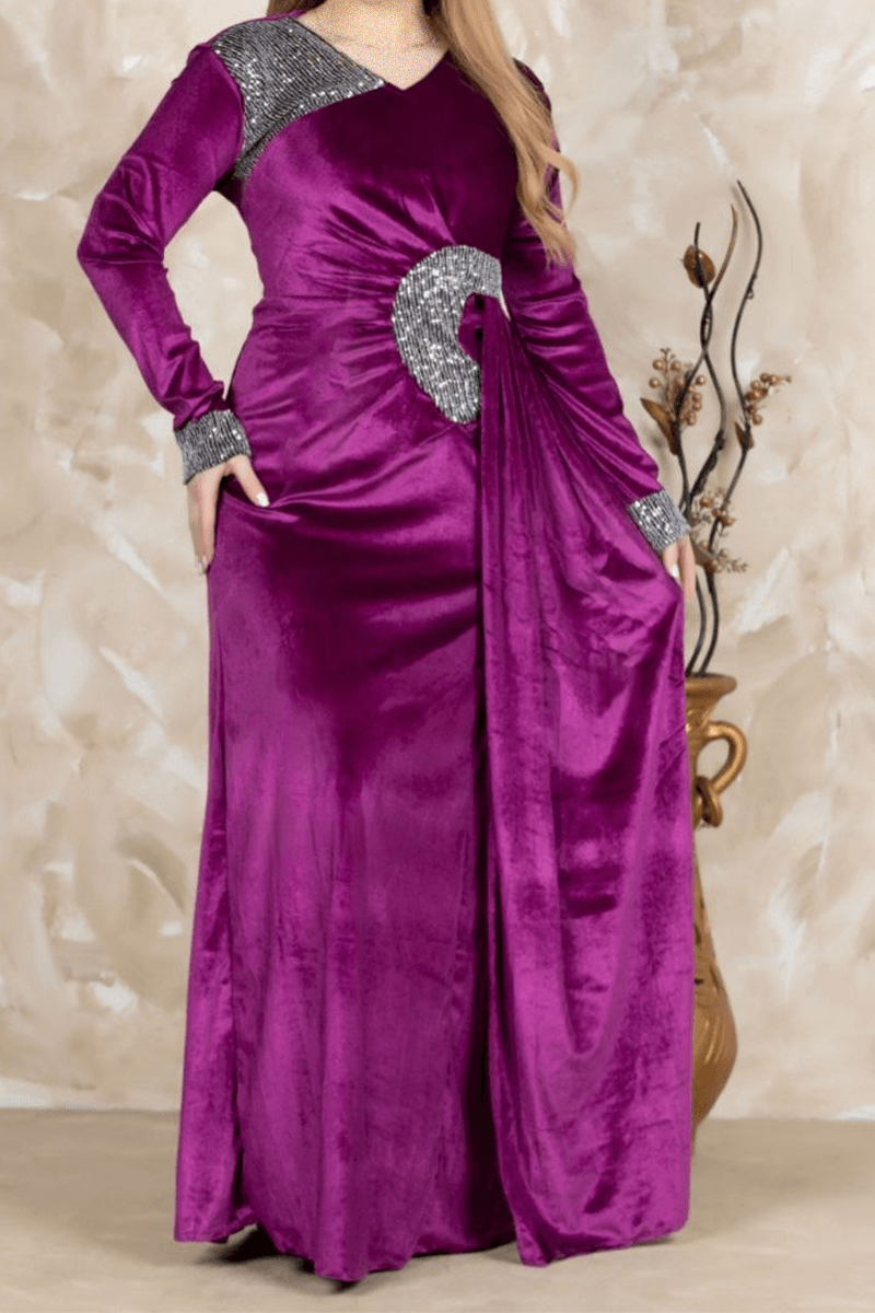 جلابية استقبال مسك - قطيفة فرنساوي