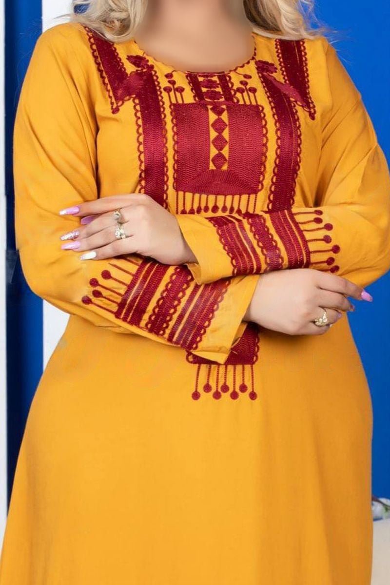 جلابية بهار - كحلي, اسود, مسطردة, اخضر, اسود, موف (7797021114582)
