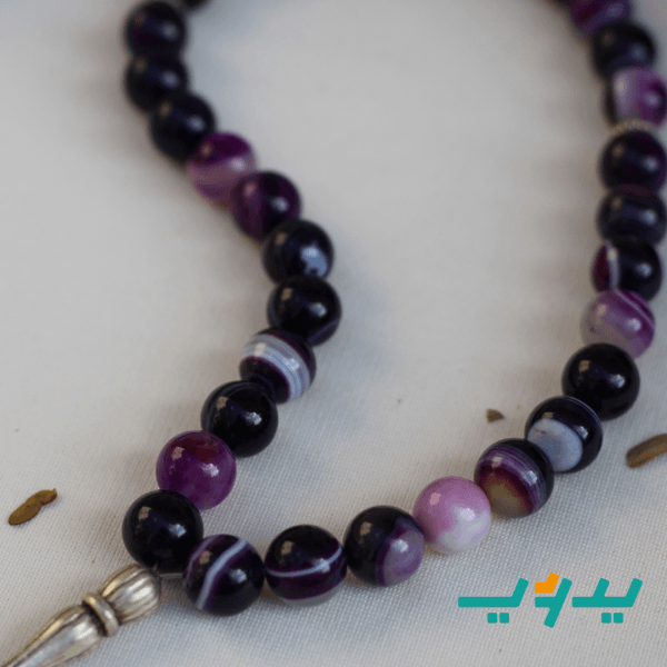 مسبحة مريم - عقيق متعدد الألوان