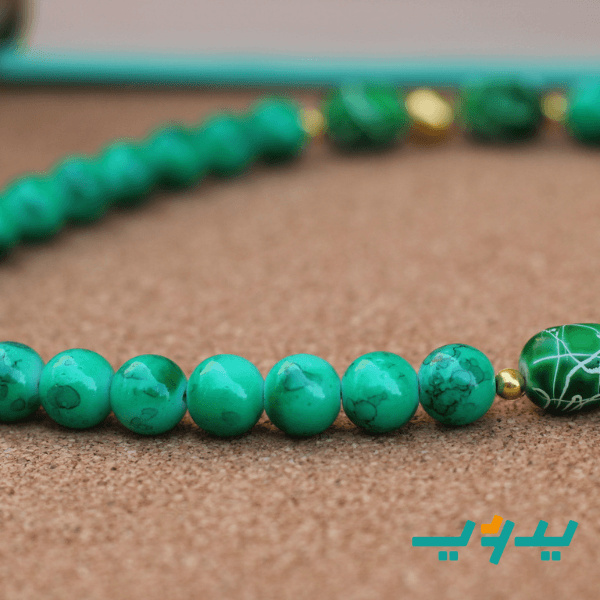 مسبحة ريتال - مرمر أخضر