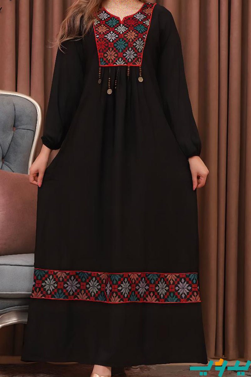 جلابية هوليا - باللون الأسود (7704016945366)