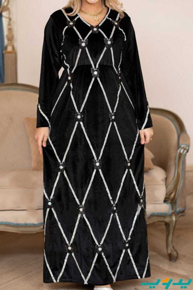 جلابية ناعوم - قطيفة عالي الجودة