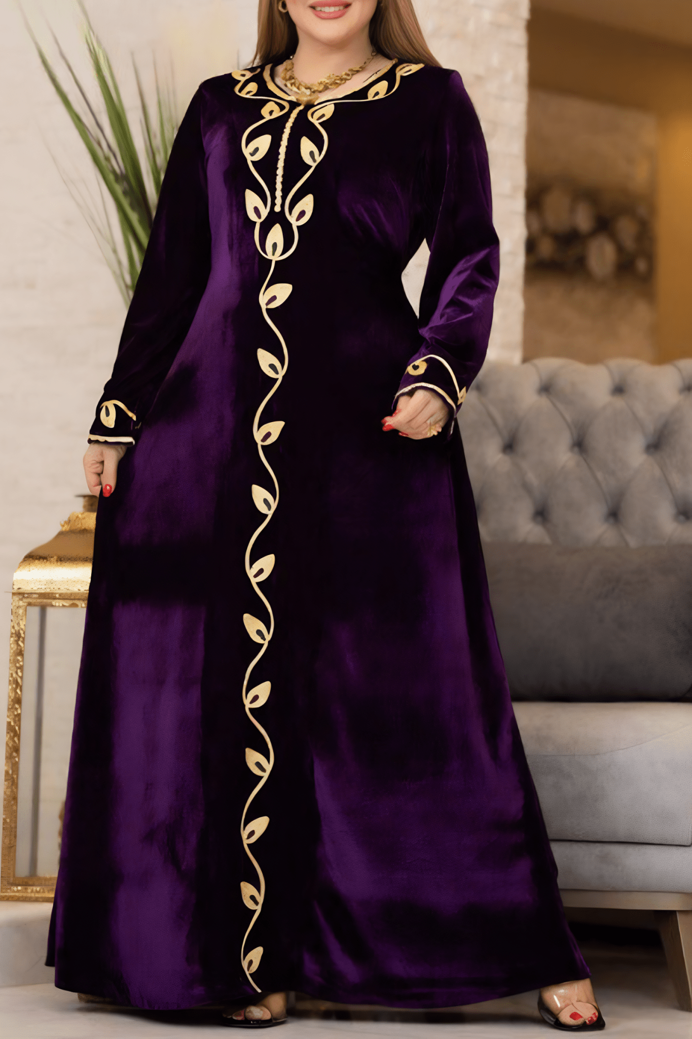 جلابية امواج - قطيفة