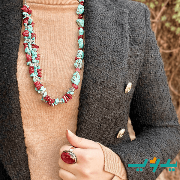 طقم الفيروزه - فيروز و عقيق