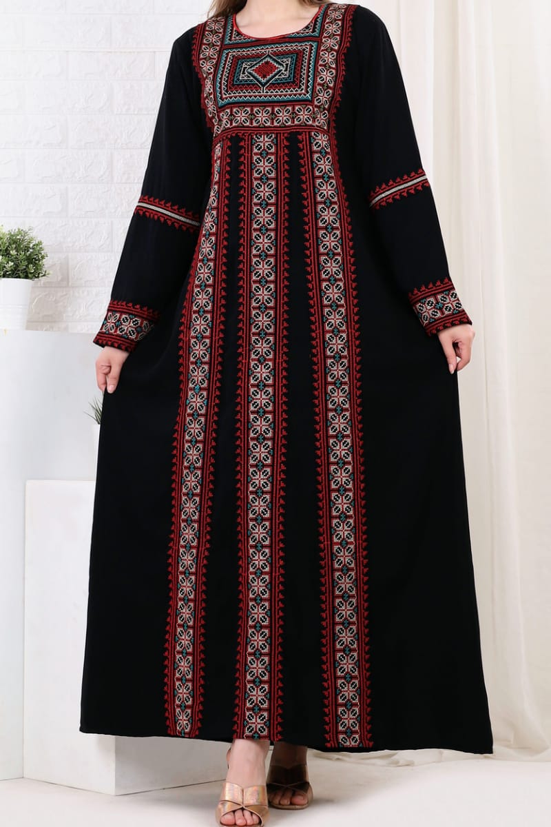 عباية استقبال عهود - كريب عالي الجودة